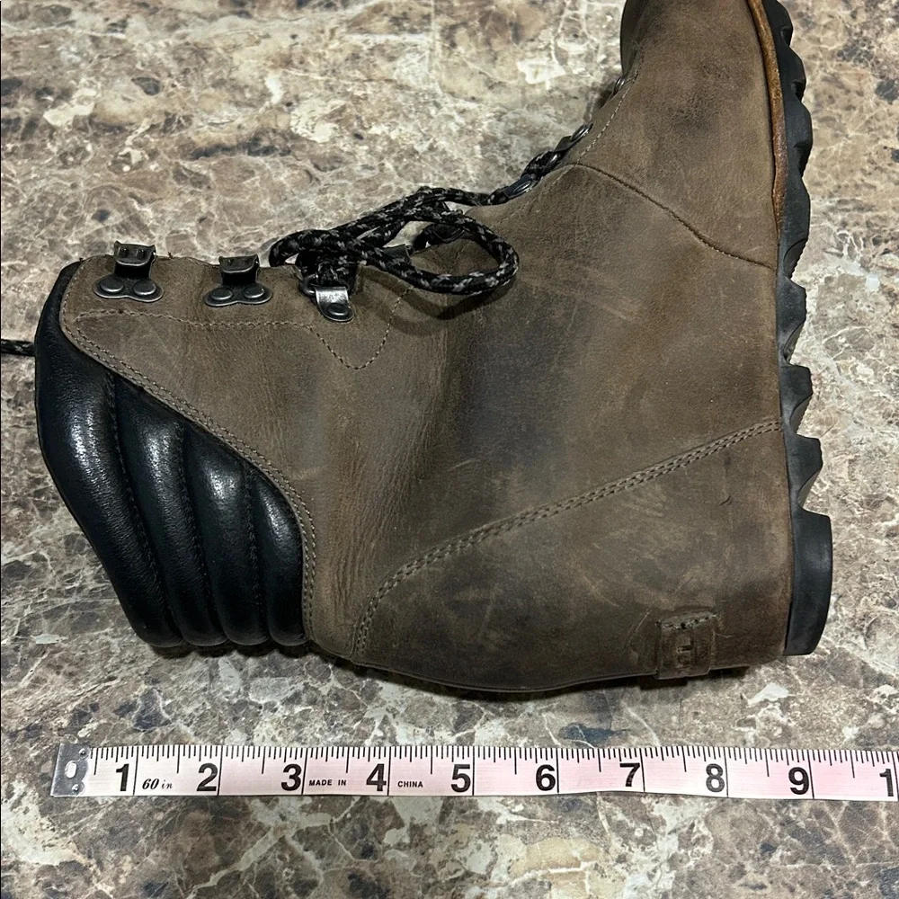 Sorel Conquest Wedge Boot Brown Women’s 9.5